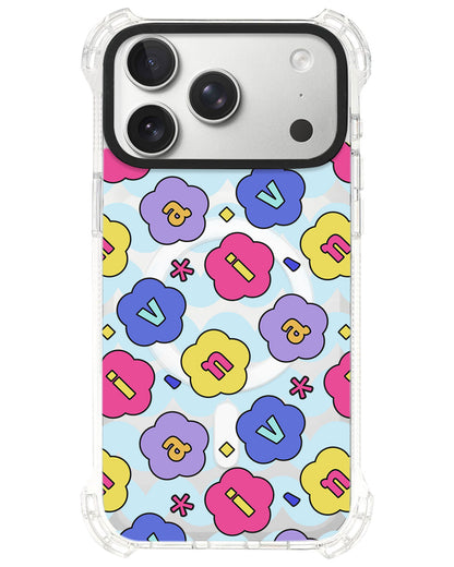 iPhone Ultimate Model-S⁴ - CUSTOM MONOGRAM 3.0 Flower Petals 2.0
