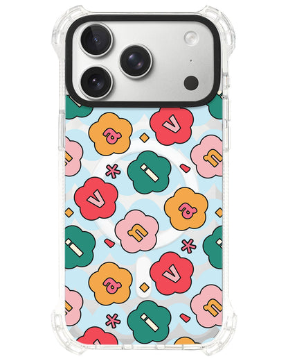 iPhone Ultimate Model-S⁴ - CUSTOM MONOGRAM 3.0 Flower Petals 3.0