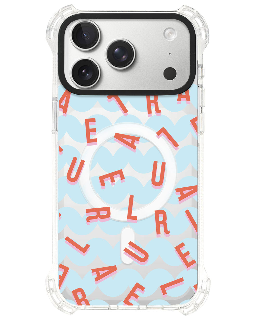 iPhone Ultimate Model-S⁴ - CUSTOM MONOGRAM 1.0 Coral