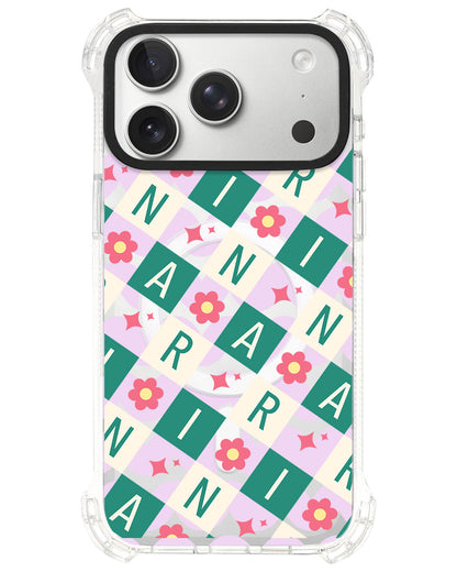 iPhone Ultimate Model-S⁴ - CUSTOM MONOGRAM 3.0 Flower Grid 4.0