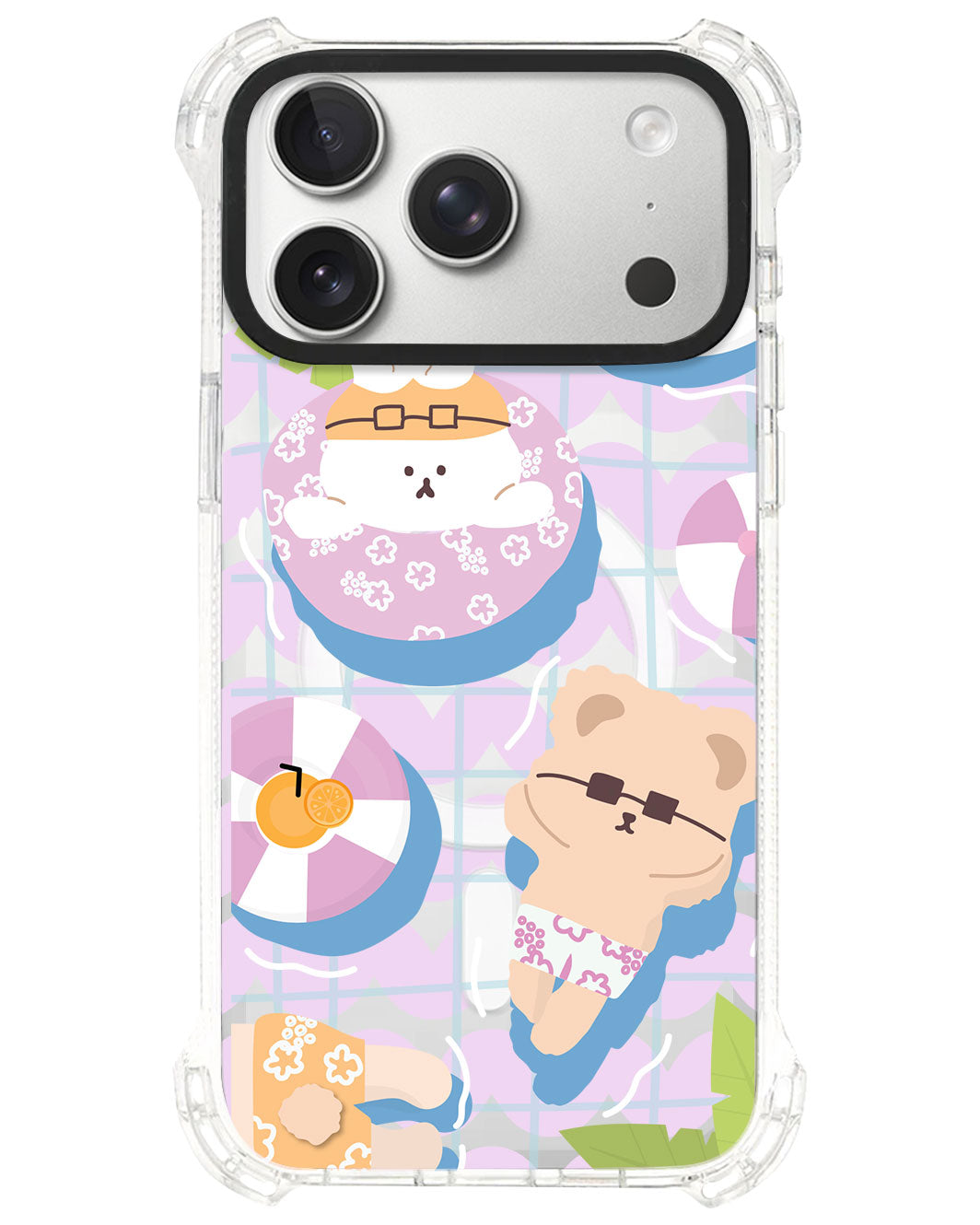 iPhone Rearguard UltimateS⁴ - Pool Party Pink