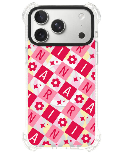iPhone Ultimate Model-S⁴ - CUSTOM MONOGRAM 3.0 Flower Grid 1.0