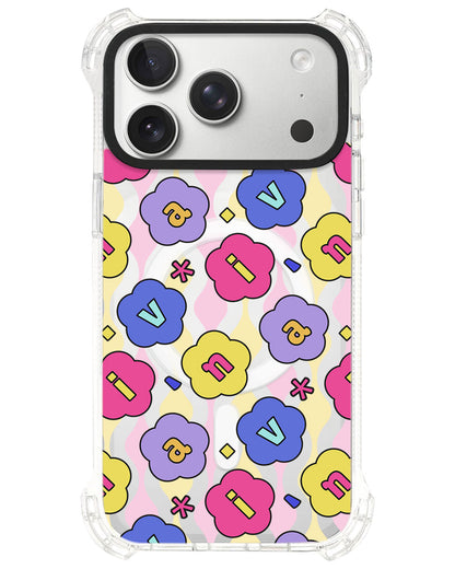 iPhone Ultimate Model-S⁴ - CUSTOM MONOGRAM 3.0 Flower Petals 2.0