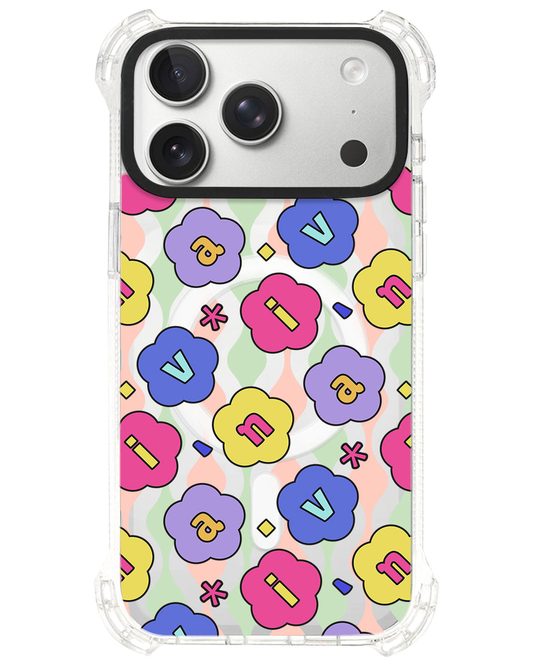 iPhone Ultimate Model-S⁴ - CUSTOM MONOGRAM 3.0 Flower Petals 2.0