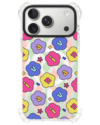 iPhone Ultimate Model-S⁴ - CUSTOM MONOGRAM 3.0 Flower Petals 2.0