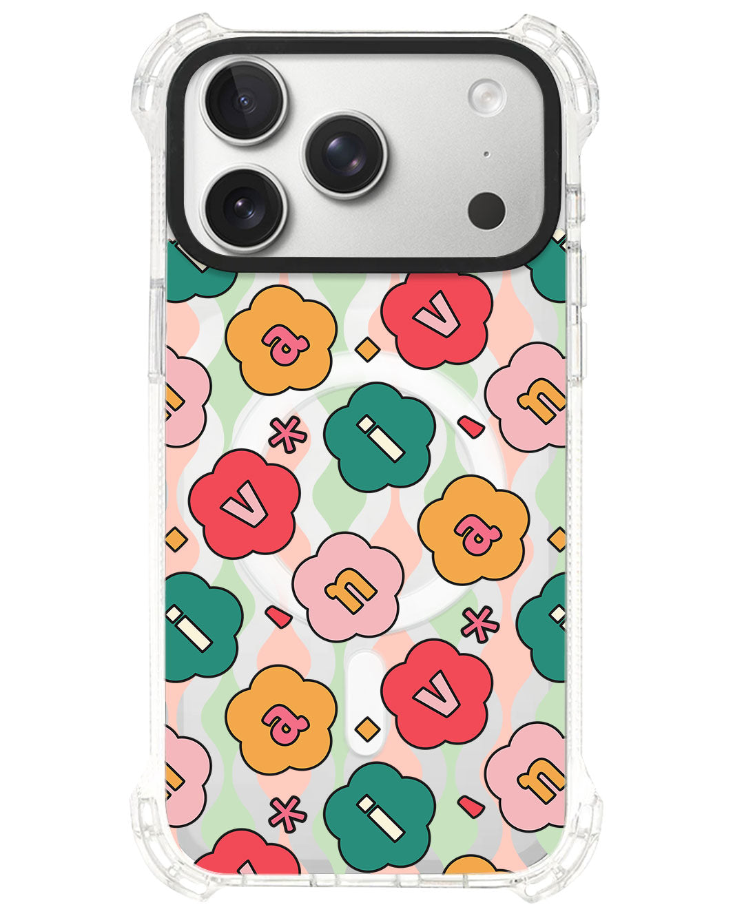 iPhone Ultimate Model-S⁴ - CUSTOM MONOGRAM 3.0 Flower Petals 3.0