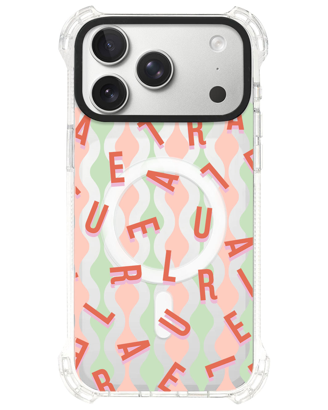 iPhone Ultimate Model-S⁴ - CUSTOM MONOGRAM 1.0 Coral