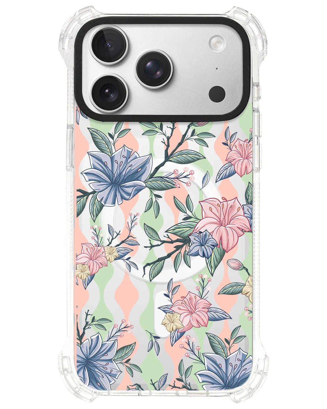 iPhone Ultimate Model-S⁴ - Pink & Blue Floral