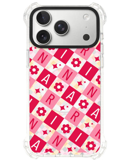 iPhone Ultimate Model-S⁴ - CUSTOM MONOGRAM 3.0 Flower Grid 1.0