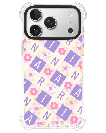 iPhone Ultimate Model-S⁴ - CUSTOM MONOGRAM 3.0 Flower Grid 3.0