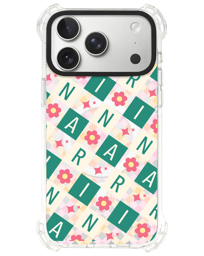 iPhone Ultimate Model-S⁴ - CUSTOM MONOGRAM 3.0 Flower Grid 4.0