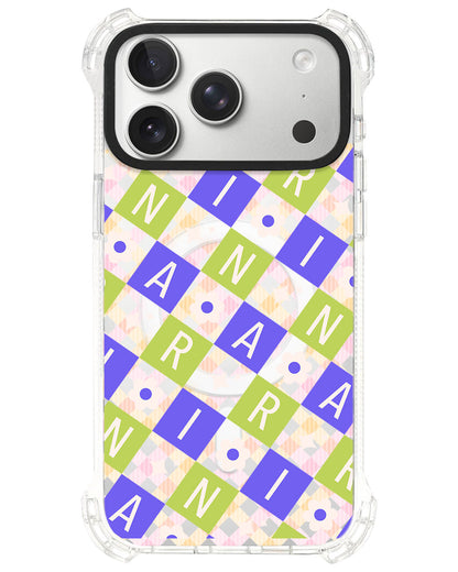 iPhone Ultimate Model-S⁴ - CUSTOM MONOGRAM 3.0 Flower Grid 5.0