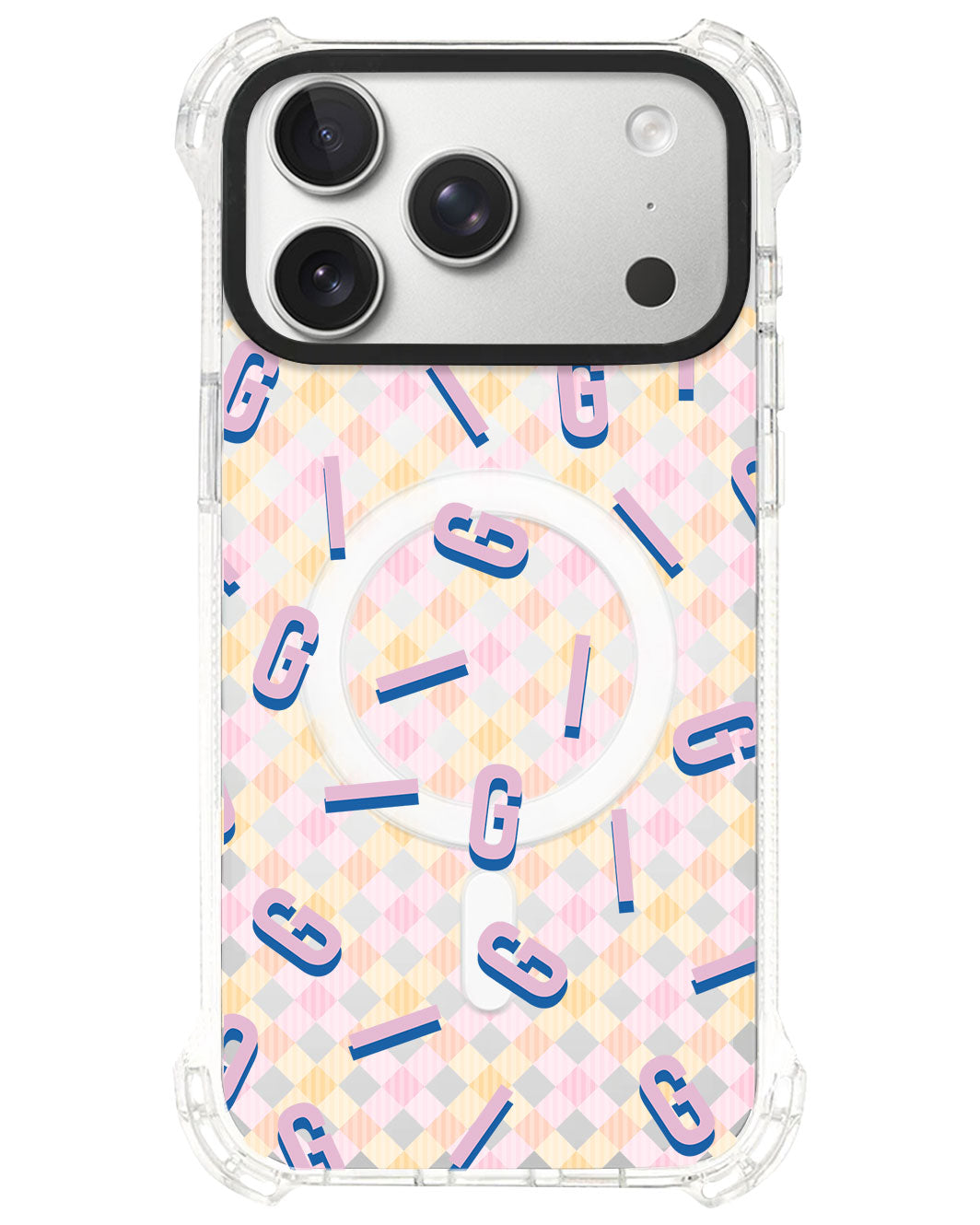 iPhone Ultimate Model-S⁴ - CUSTOM MONOGRAM 1.0 Cotton Candy