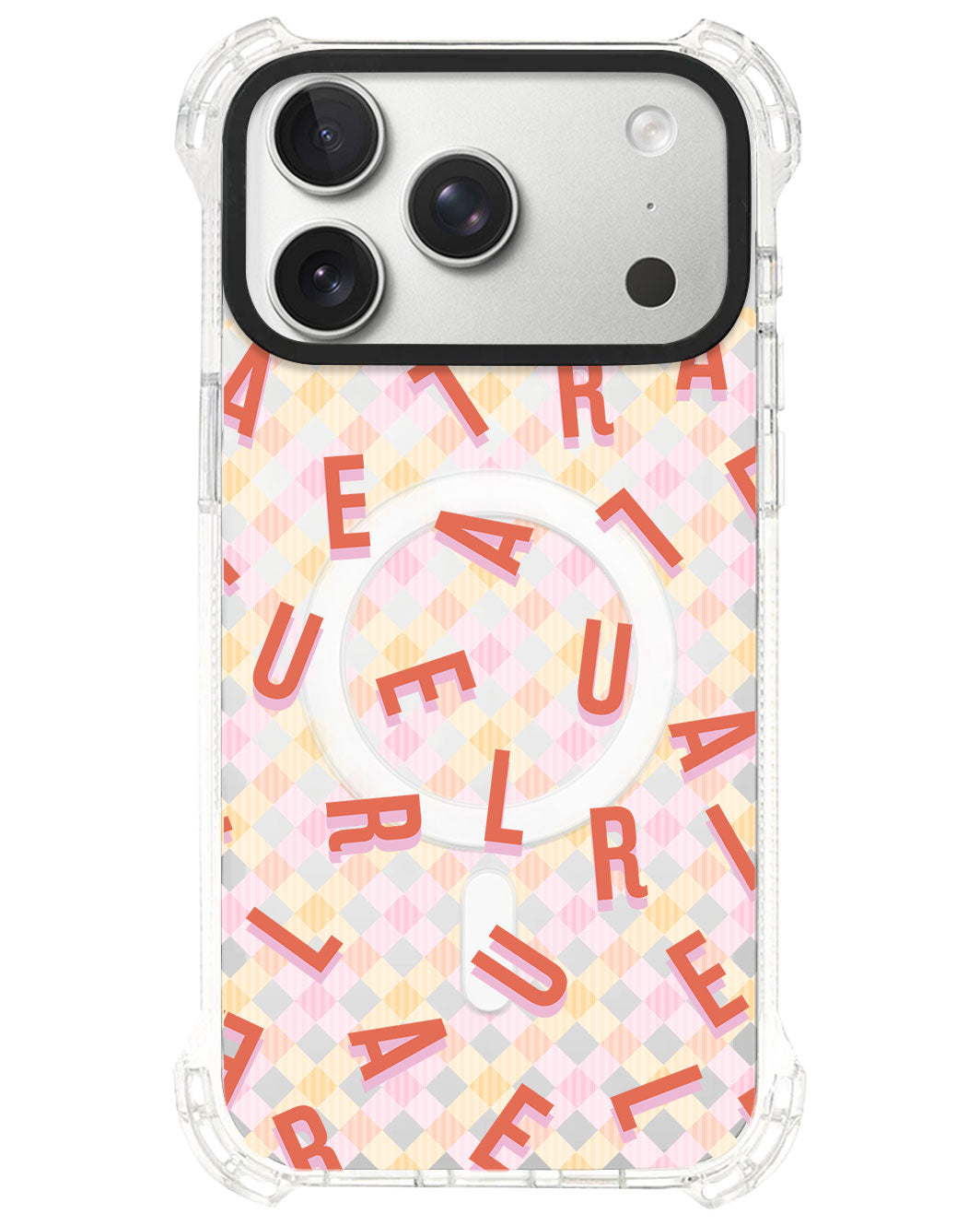 iPhone Ultimate Model-S⁴ - CUSTOM MONOGRAM 1.0 Coral