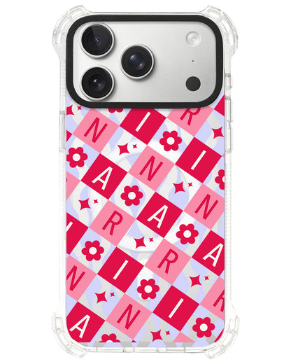 iPhone Ultimate Model-S⁴ - CUSTOM MONOGRAM 3.0 Flower Grid 1.0