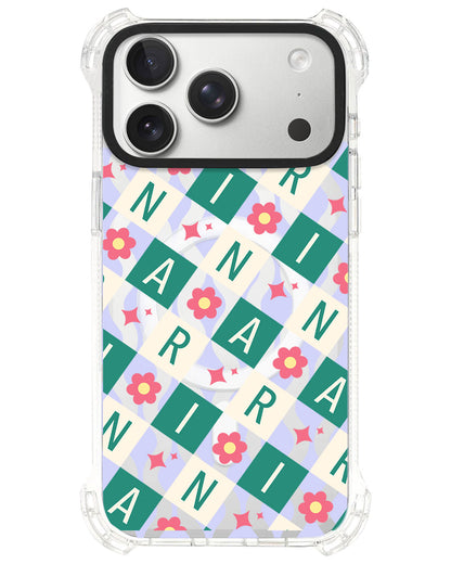 iPhone Ultimate Model-S⁴ - CUSTOM MONOGRAM 3.0 Flower Grid 4.0