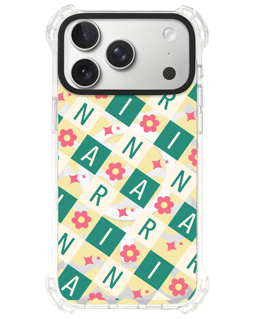 iPhone Ultimate Model-S⁴ - CUSTOM MONOGRAM 3.0 Flower Grid 4.0