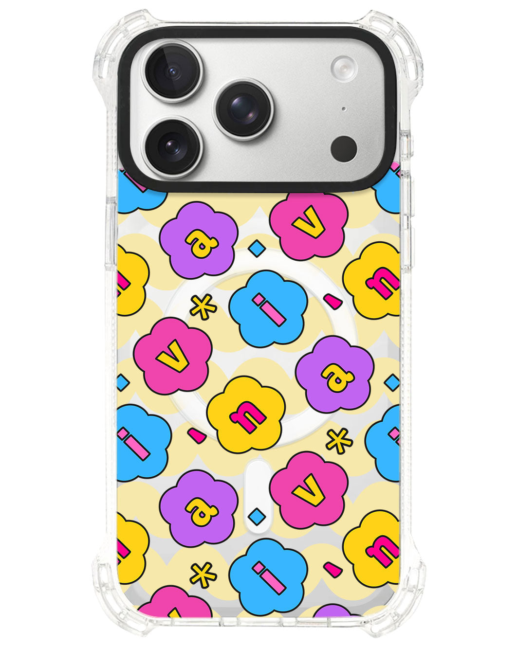 iPhone Ultimate Model-S⁴ - CUSTOM MONOGRAM 3.0 Flower Petals 4.0