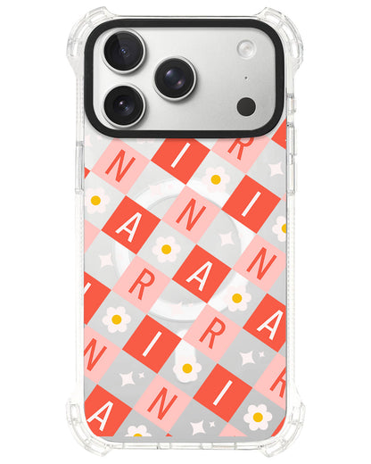iPhone Ultimate Model-S⁴ - CUSTOM MONOGRAM 3.0 Flower Grid 2.0