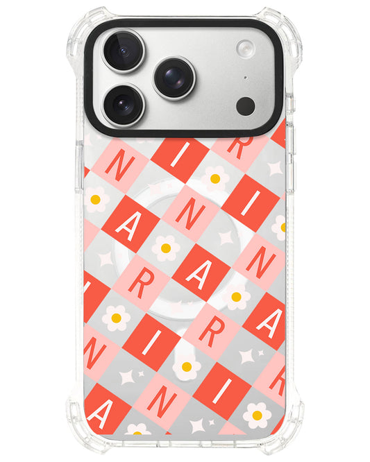 iPhone Ultimate Model-S⁴ - CUSTOM MONOGRAM 3.0 Flower Grid 2.0