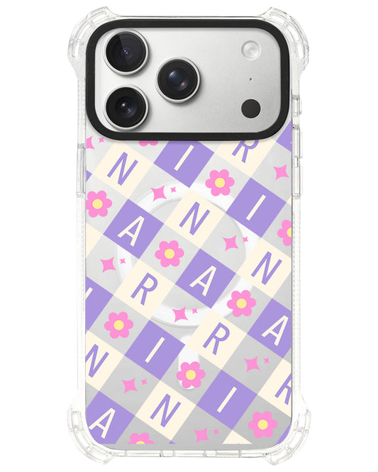 iPhone Ultimate Model-S⁴ - CUSTOM MONOGRAM 3.0 Flower Grid 3.0
