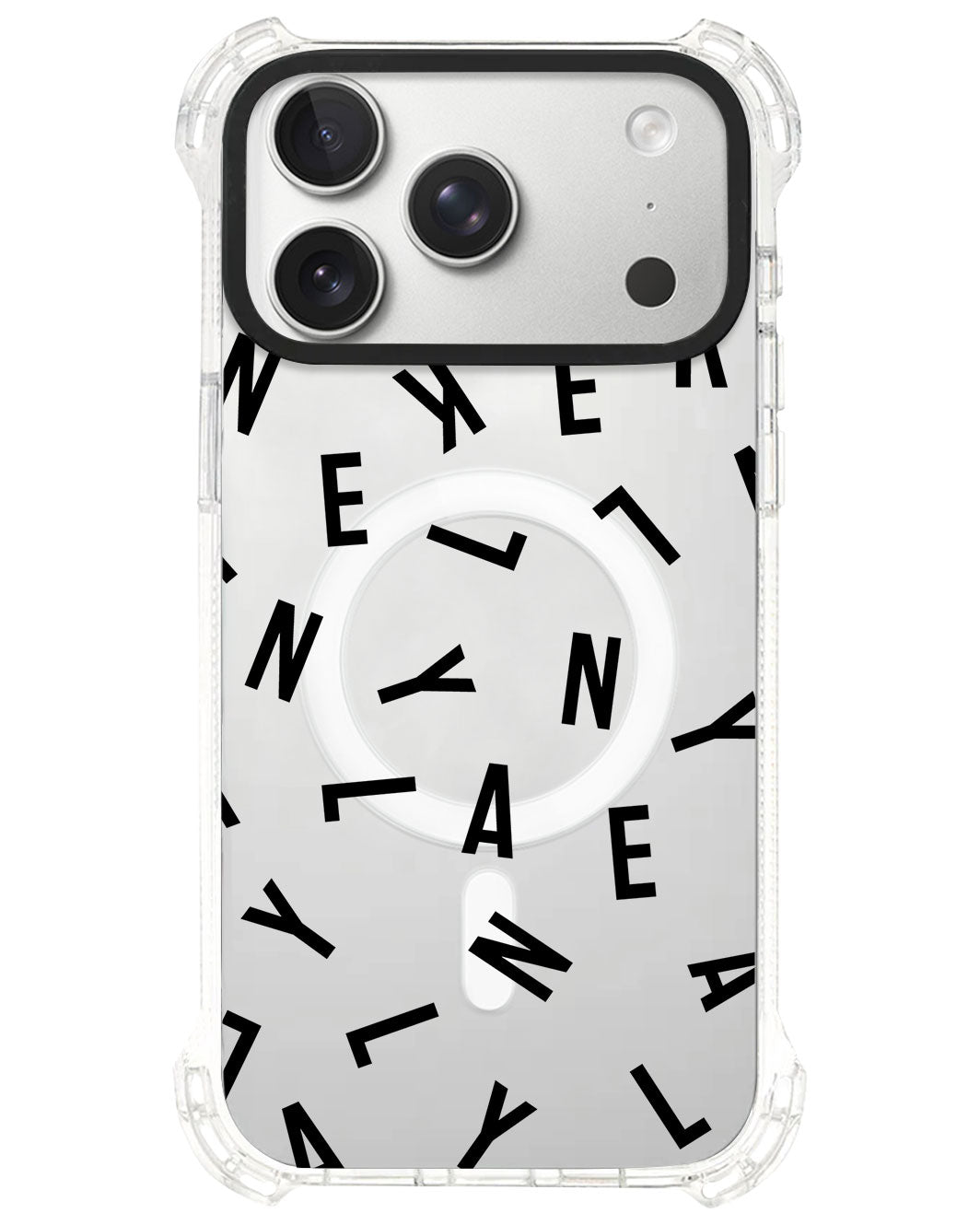iPhone Ultimate Model-S⁴ - CUSTOM MONOGRAM 1.0 Noir