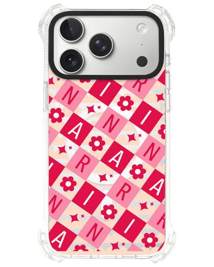 iPhone Ultimate Model-S⁴ - CUSTOM MONOGRAM 3.0 Flower Grid 1.0
