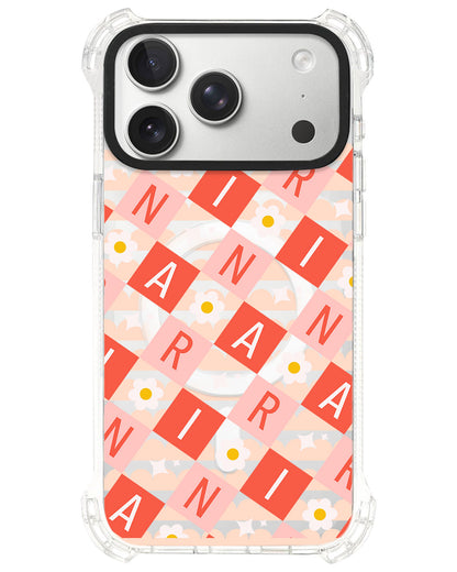 iPhone Ultimate Model-S⁴ - CUSTOM MONOGRAM 3.0 Flower Grid 2.0