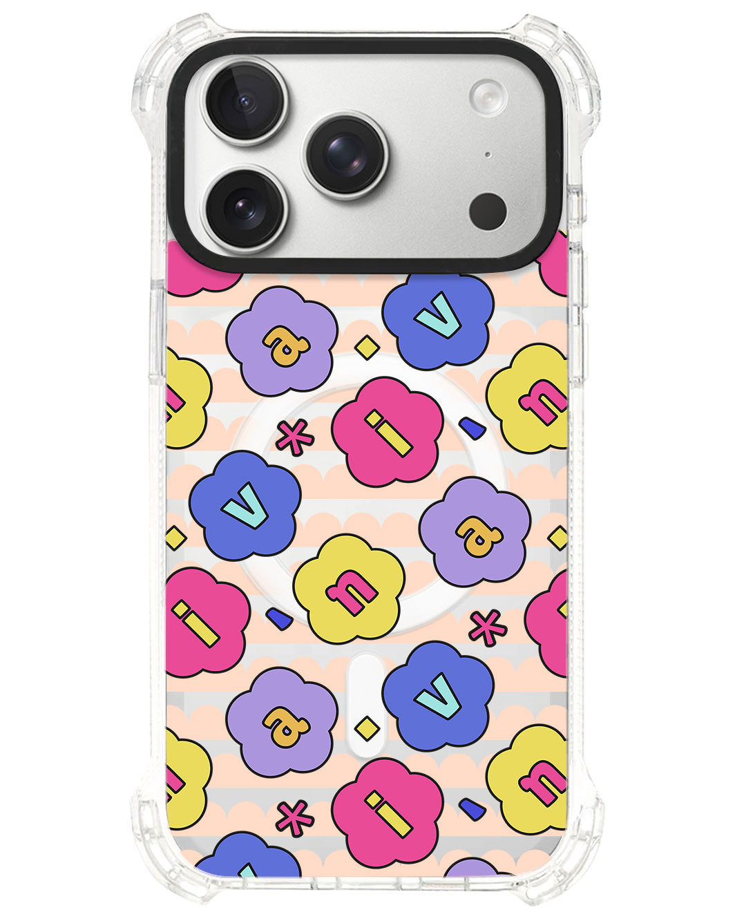 iPhone Ultimate Model-S⁴ - CUSTOM MONOGRAM 3.0 Flower Petals 2.0