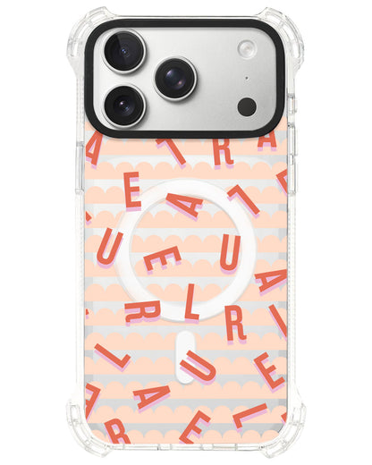 iPhone Ultimate Model-S⁴ - CUSTOM MONOGRAM 1.0 Coral