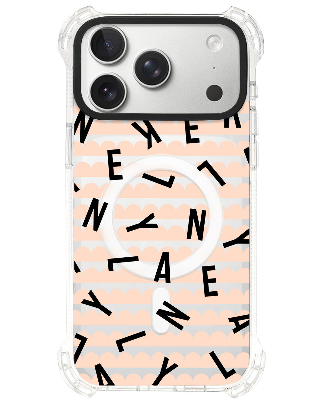iPhone Ultimate Model-S⁴ - CUSTOM MONOGRAM 1.0 Noir