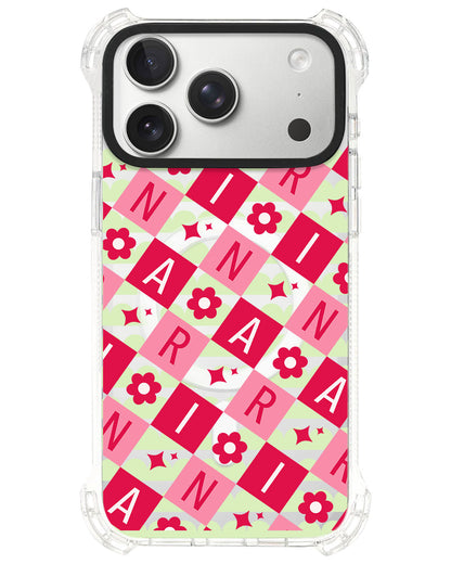 iPhone Ultimate Model-S⁴ - CUSTOM MONOGRAM 3.0 Flower Grid 1.0