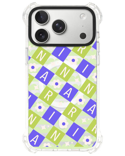 iPhone Ultimate Model-S⁴ - CUSTOM MONOGRAM 3.0 Flower Grid 5.0