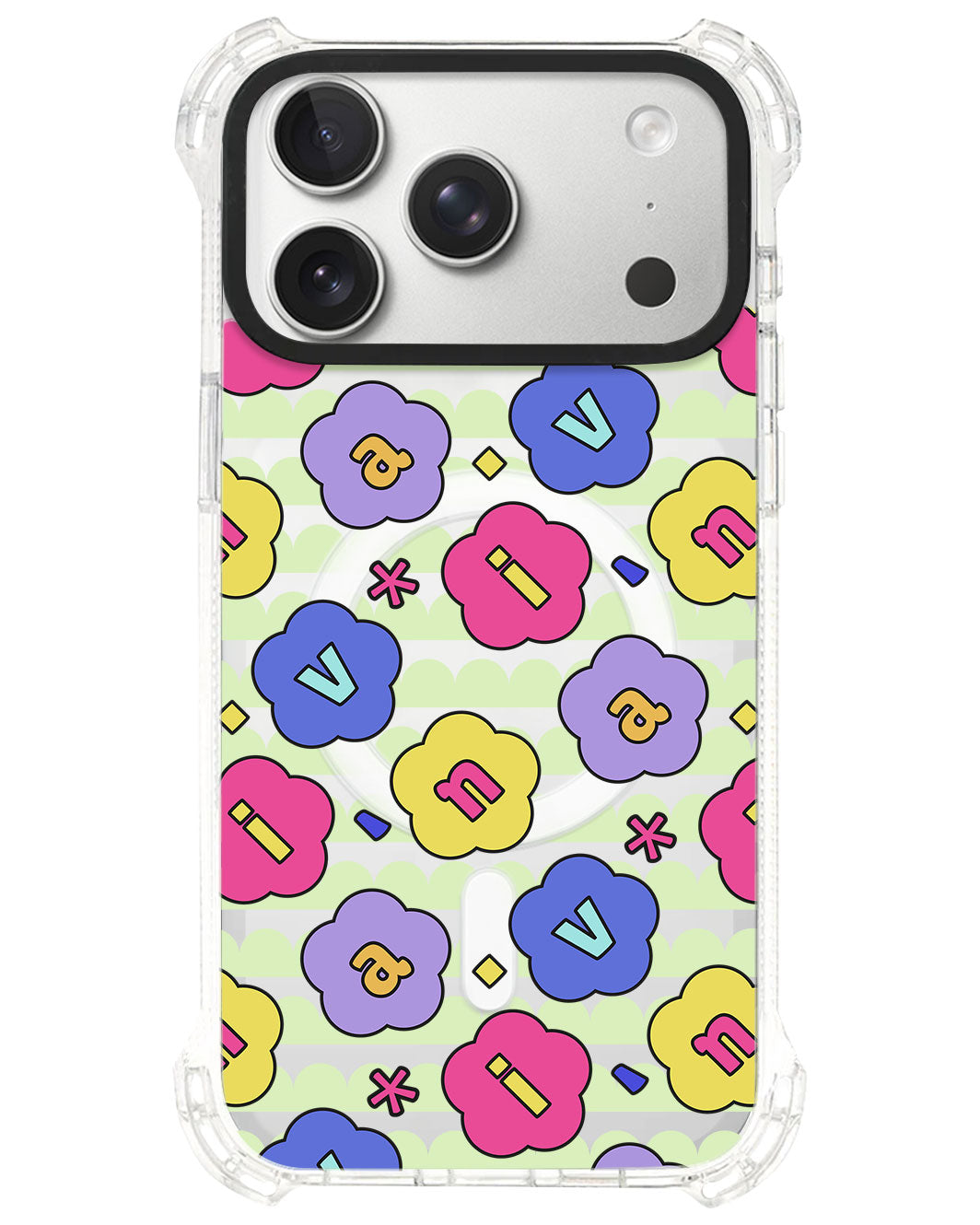 iPhone Ultimate Model-S⁴ - CUSTOM MONOGRAM 3.0 Flower Petals 2.0