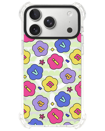 iPhone Ultimate Model-S⁴ - CUSTOM MONOGRAM 3.0 Flower Petals 2.0