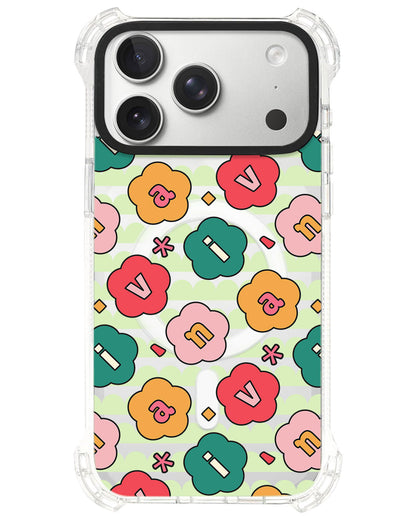 iPhone Ultimate Model-S⁴ - CUSTOM MONOGRAM 3.0 Flower Petals 3.0