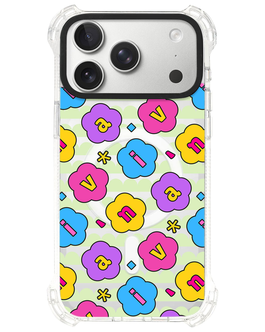 iPhone Ultimate Model-S⁴ - CUSTOM MONOGRAM 3.0 Flower Petals 4.0