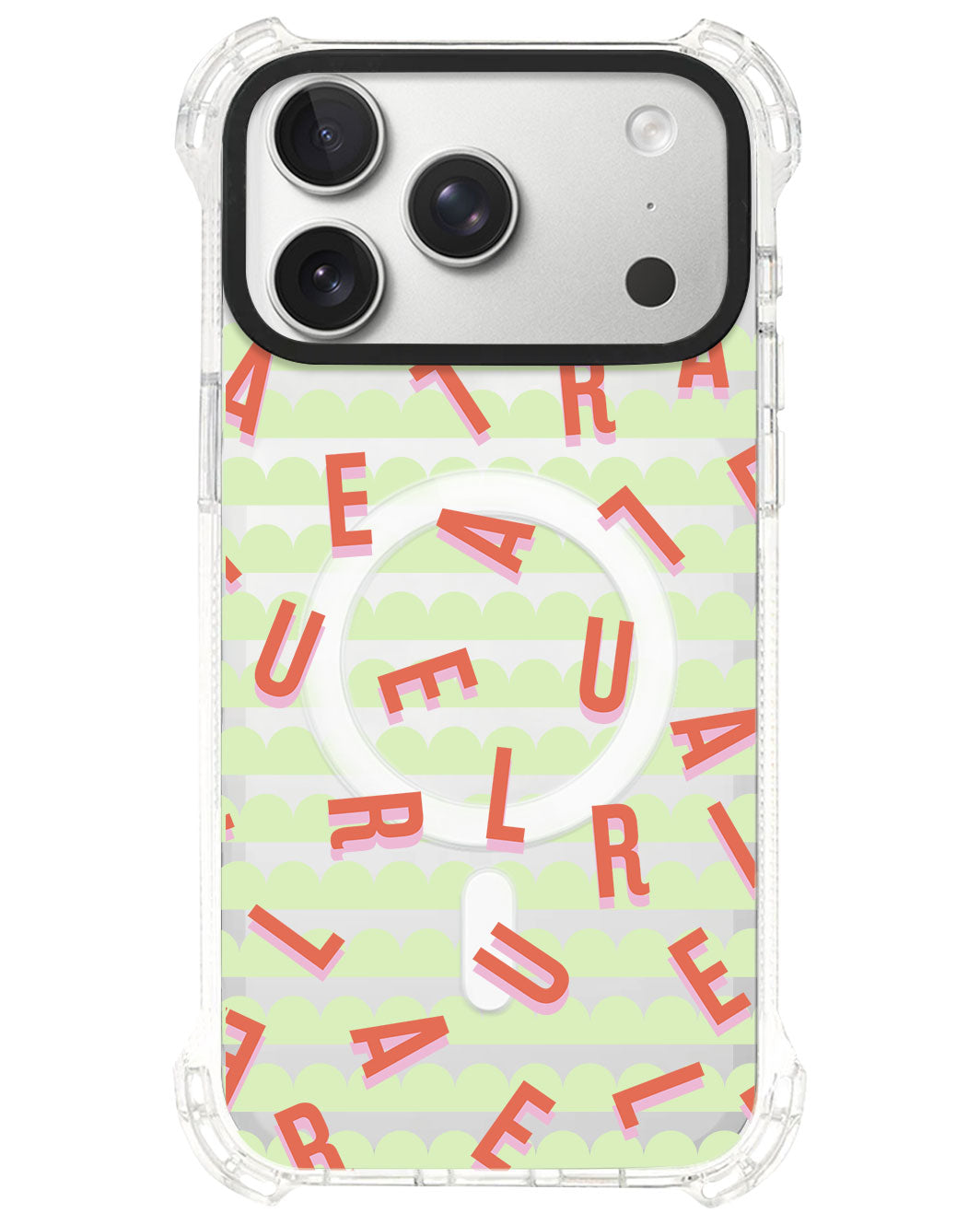 iPhone Ultimate Model-S⁴ - CUSTOM MONOGRAM 1.0 Coral