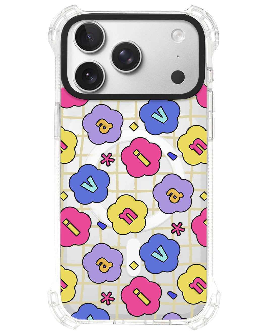 iPhone Ultimate Model-S⁴ - CUSTOM MONOGRAM 3.0 Flower Petals 2.0