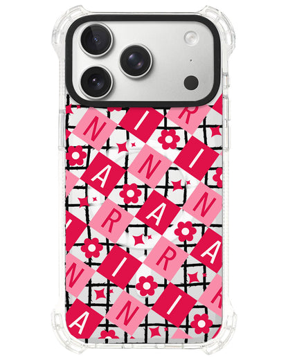 iPhone Ultimate Model-S⁴ - CUSTOM MONOGRAM 3.0 Flower Grid 1.0