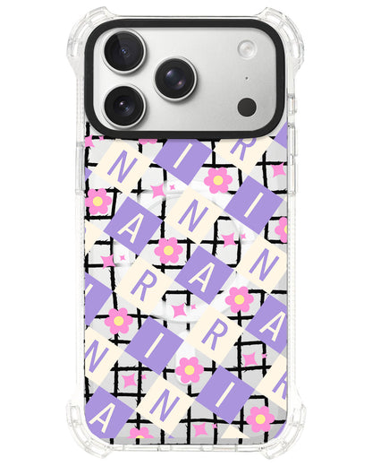 iPhone Ultimate Model-S⁴ - CUSTOM MONOGRAM 3.0 Flower Grid 3.0