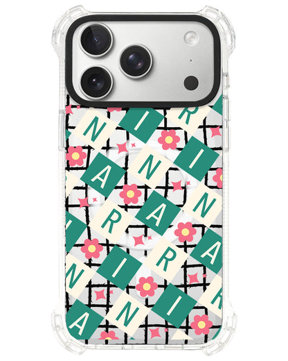 iPhone Ultimate Model-S⁴ - CUSTOM MONOGRAM 3.0 Flower Grid 4.0