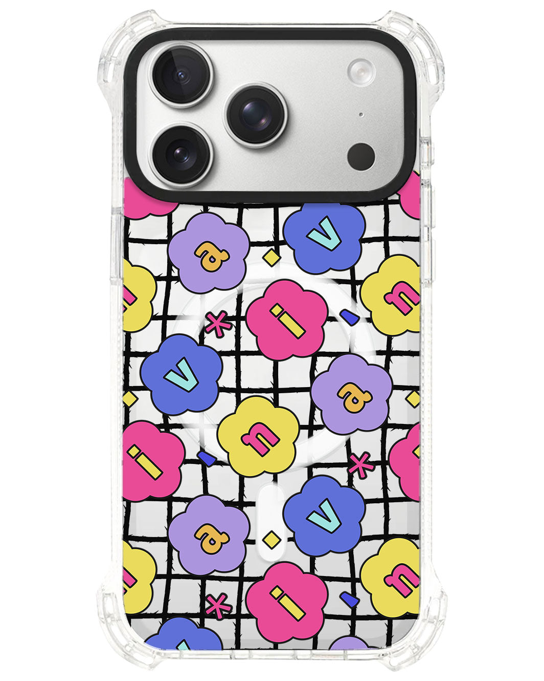 iPhone Ultimate Model-S⁴ - CUSTOM MONOGRAM 3.0 Flower Petals 2.0