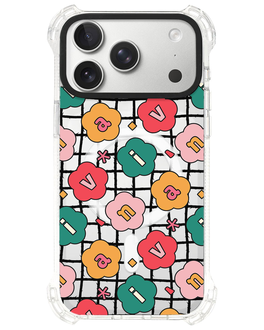 iPhone Ultimate Model-S⁴ - CUSTOM MONOGRAM 3.0 Flower Petals 3.0