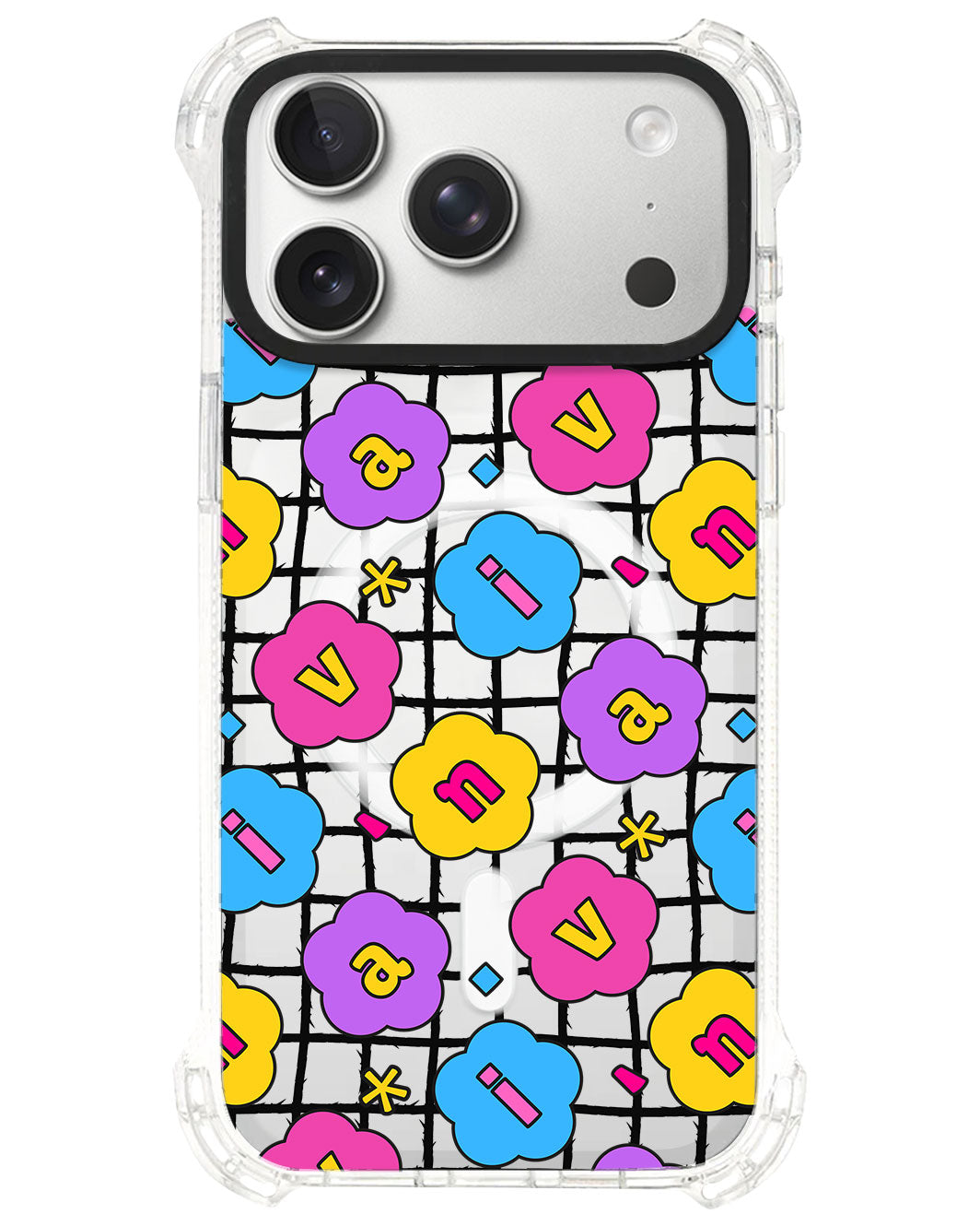 iPhone Ultimate Model-S⁴ - CUSTOM MONOGRAM 3.0 Flower Petals 4.0