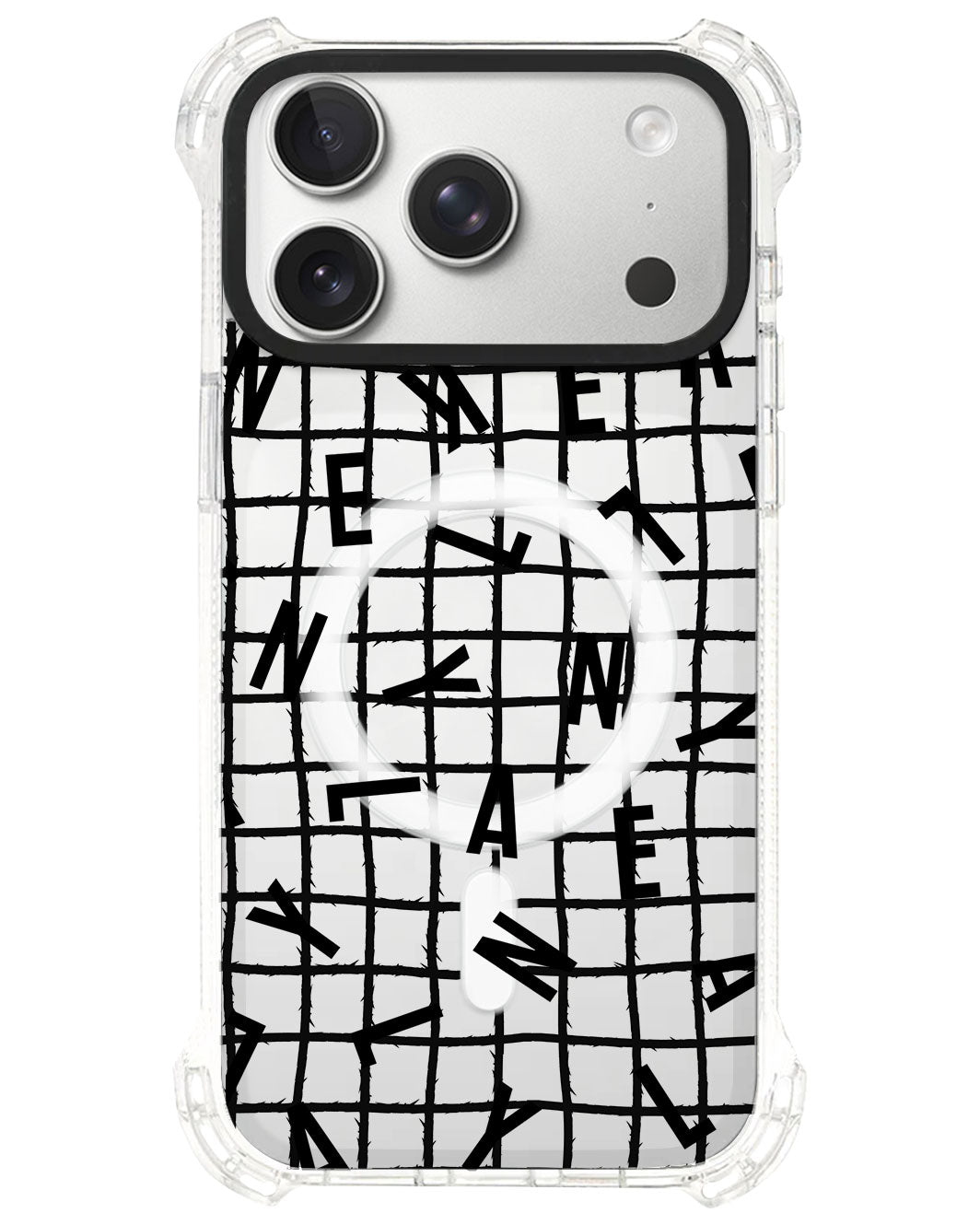iPhone Ultimate Model-S⁴ - CUSTOM MONOGRAM 1.0 Noir