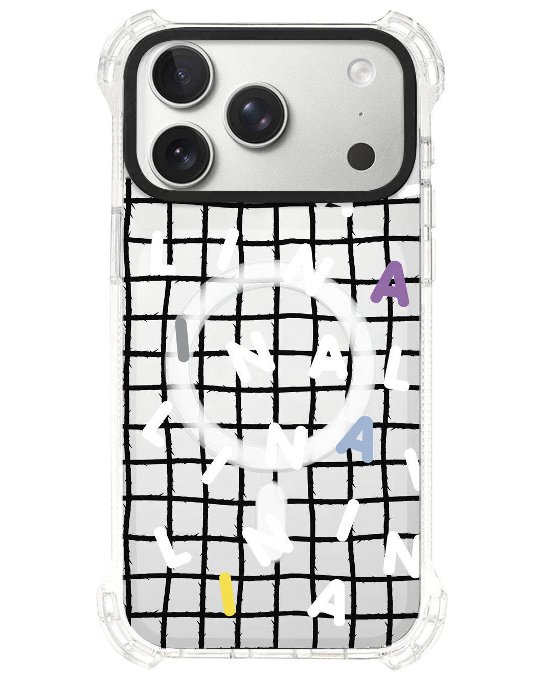 iPhone Ultimate Model-S⁴ - CUSTOM MONOGRAM 2.0 White