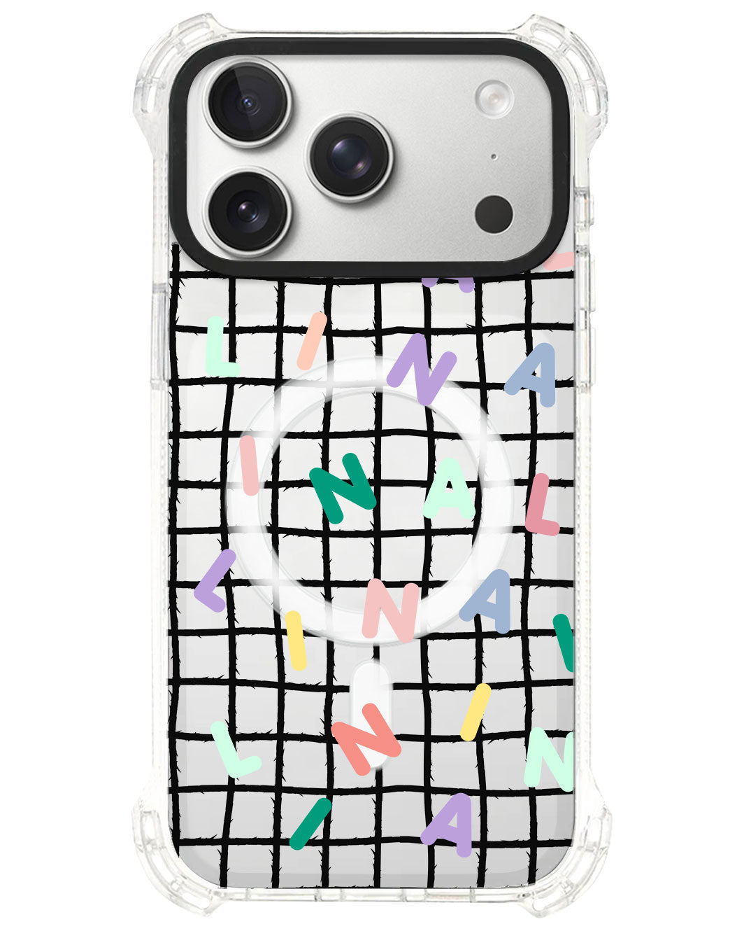 iPhone Ultimate Model-S⁴ - CUSTOM MONOGRAM 2.0 Rainbow