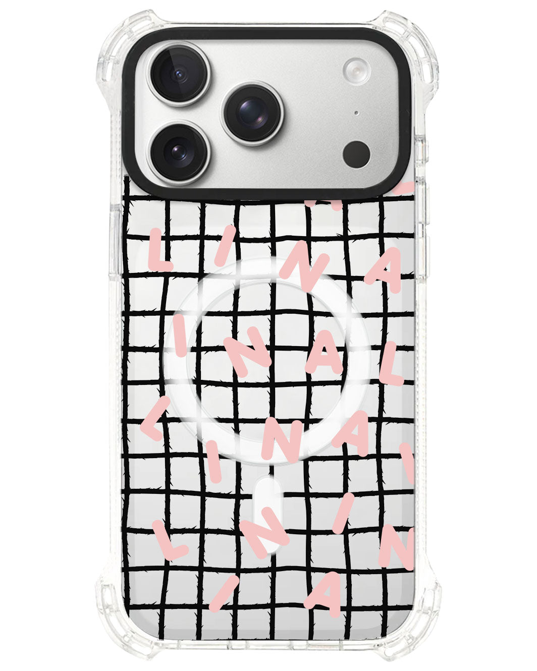 iPhone Ultimate Model-S⁴ - CUSTOM MONOGRAM 2.0 Rosewater