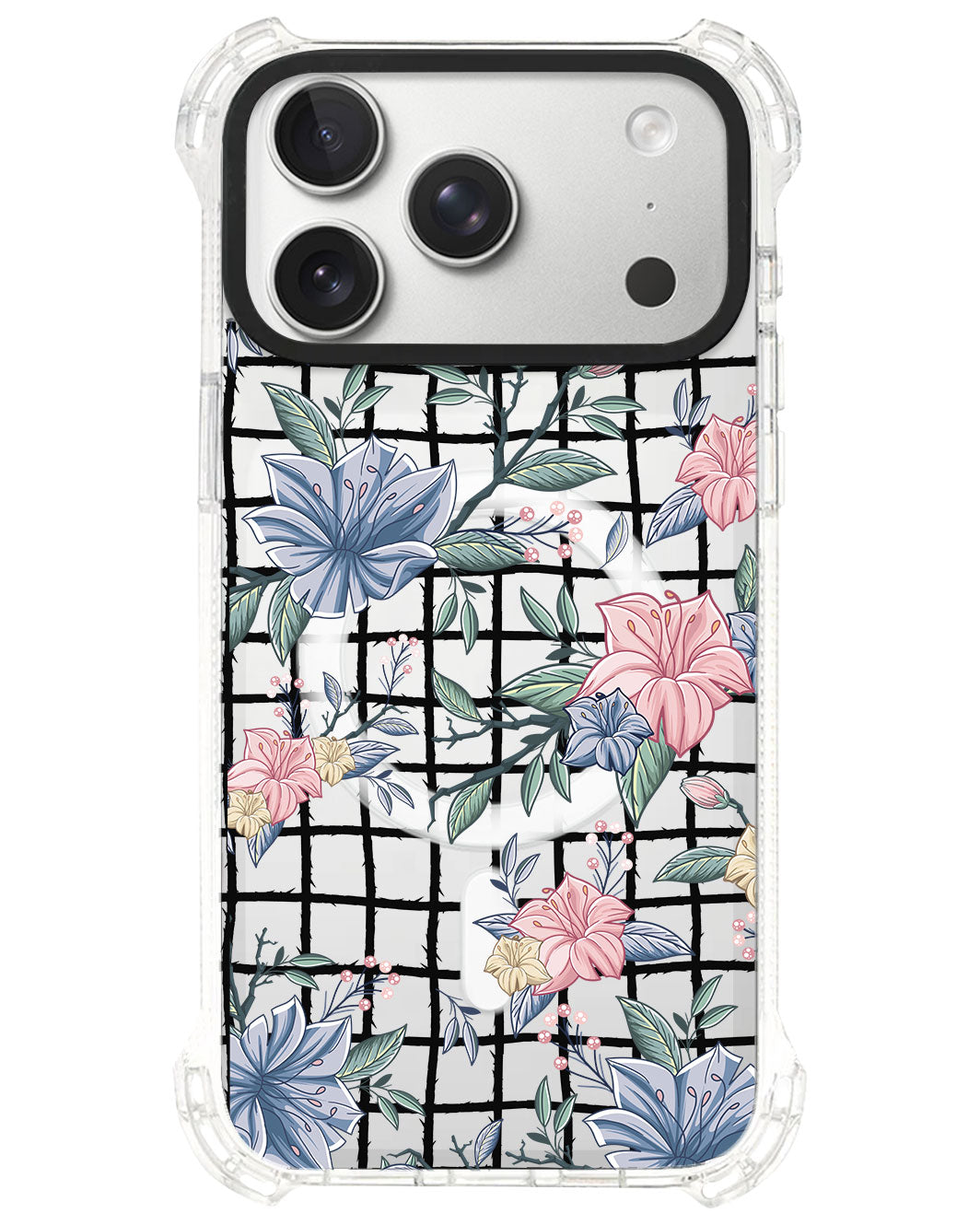 iPhone Ultimate Model-S⁴ - Pink & Blue Floral